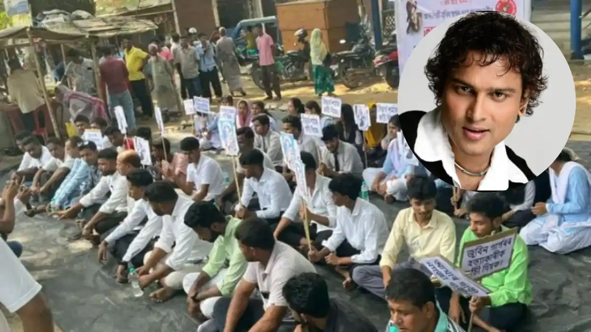 AASU Stages Statewide Protest Demanding Justice for Zubeen Garg