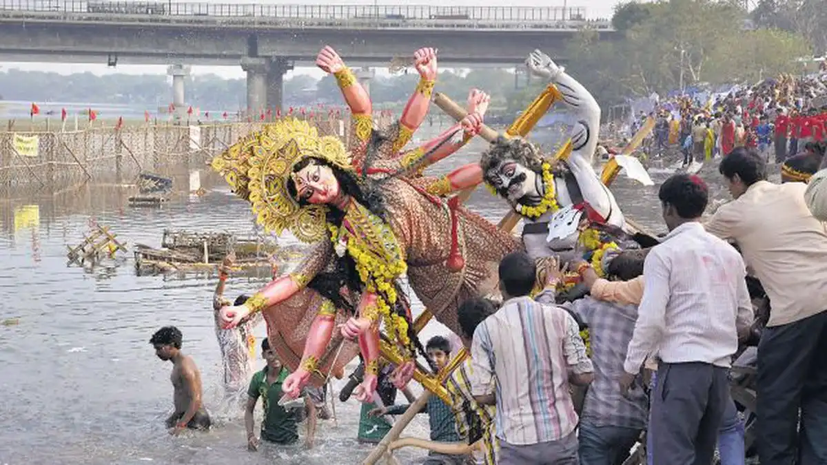 Amid Heavy Showers, Guwahati Bids an Emotional Farewell to Devi Durga