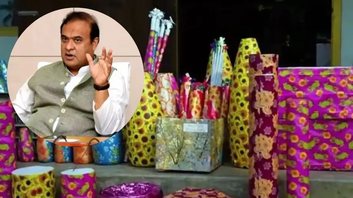 CM Himanta Biswa Sarma Urges People to Choose Locally-Made Firecrackers from Barpeta This Diwali