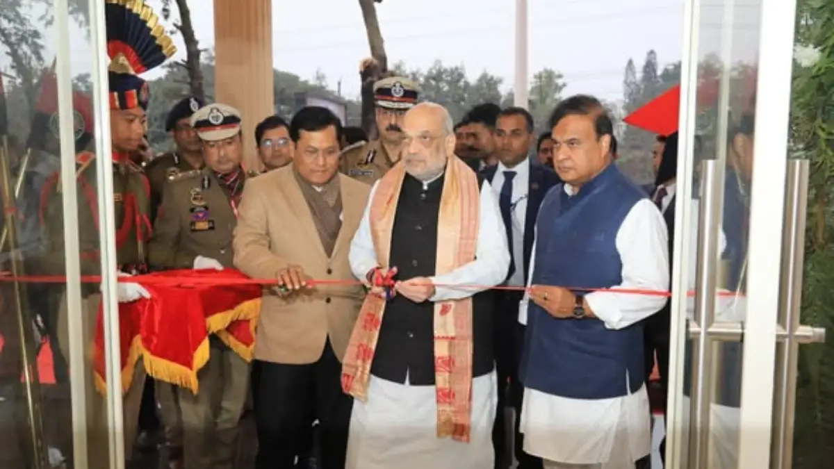 Amit Shah Inaugurates Guwahati Police HQ, City Surveillance System