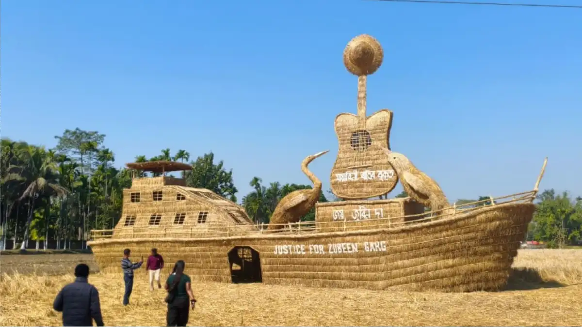 Bhogali Bihu Bhelaghar in Raha Pays Tribute to Zubeen Garg