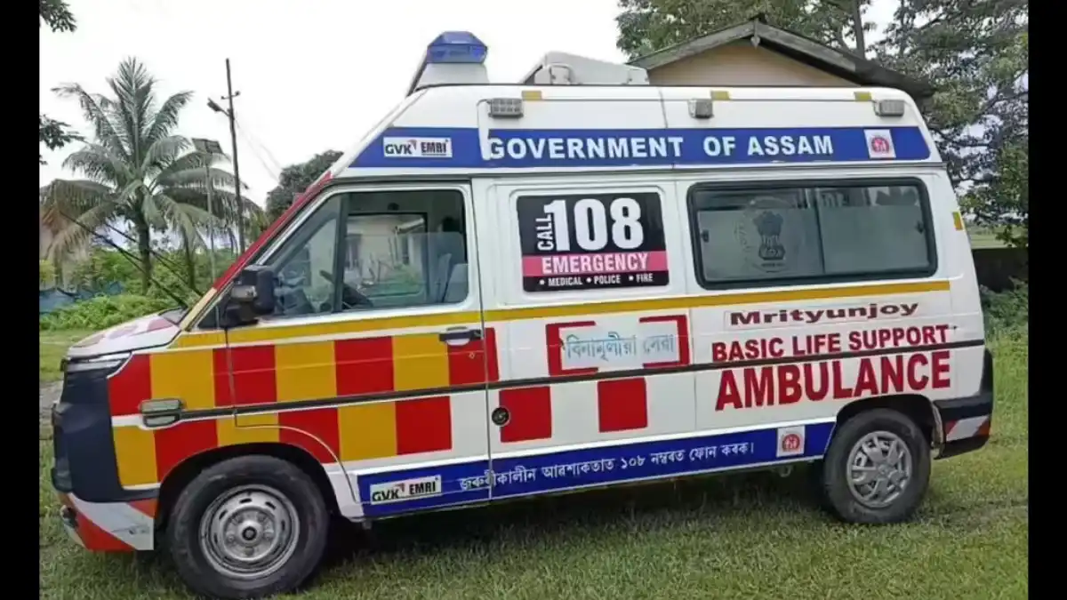 Mrityunjoy 108 Attends 336 Road Accidents Over Year-End Across Assam