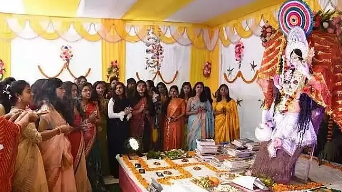 Saraswati Puja Celebrated Across Guwahati With Devotion, Art and Social Messages