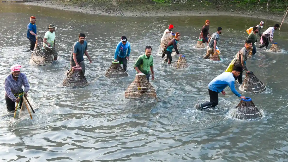 Uruka Community Fishing Brings Villages Together at Bomani Beel Near Guwahati