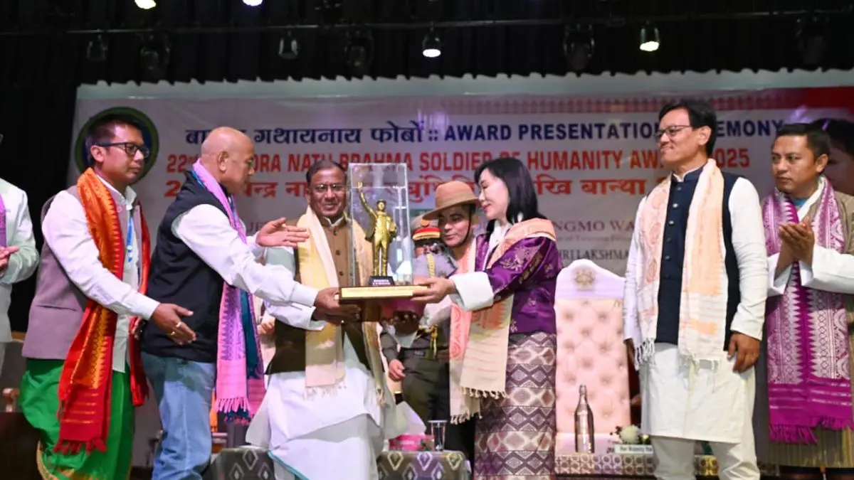 Bhutan Queen Mother Receives ‘Soldier of Humanity’ Award in Assam