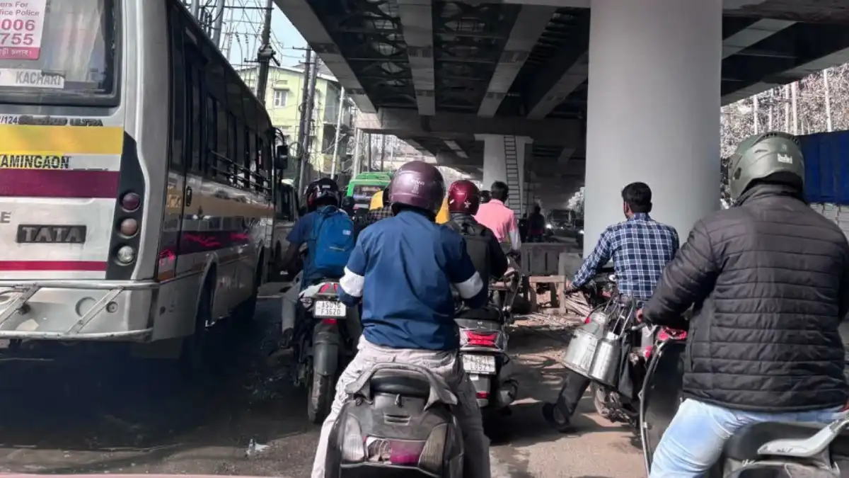 Chandmari Flyover Closure Triggers Citywide Traffic Chaos