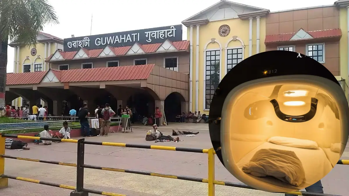 Guwahati Railway Station Gets Sleeping Pods, AC Lounge, and Restaurant