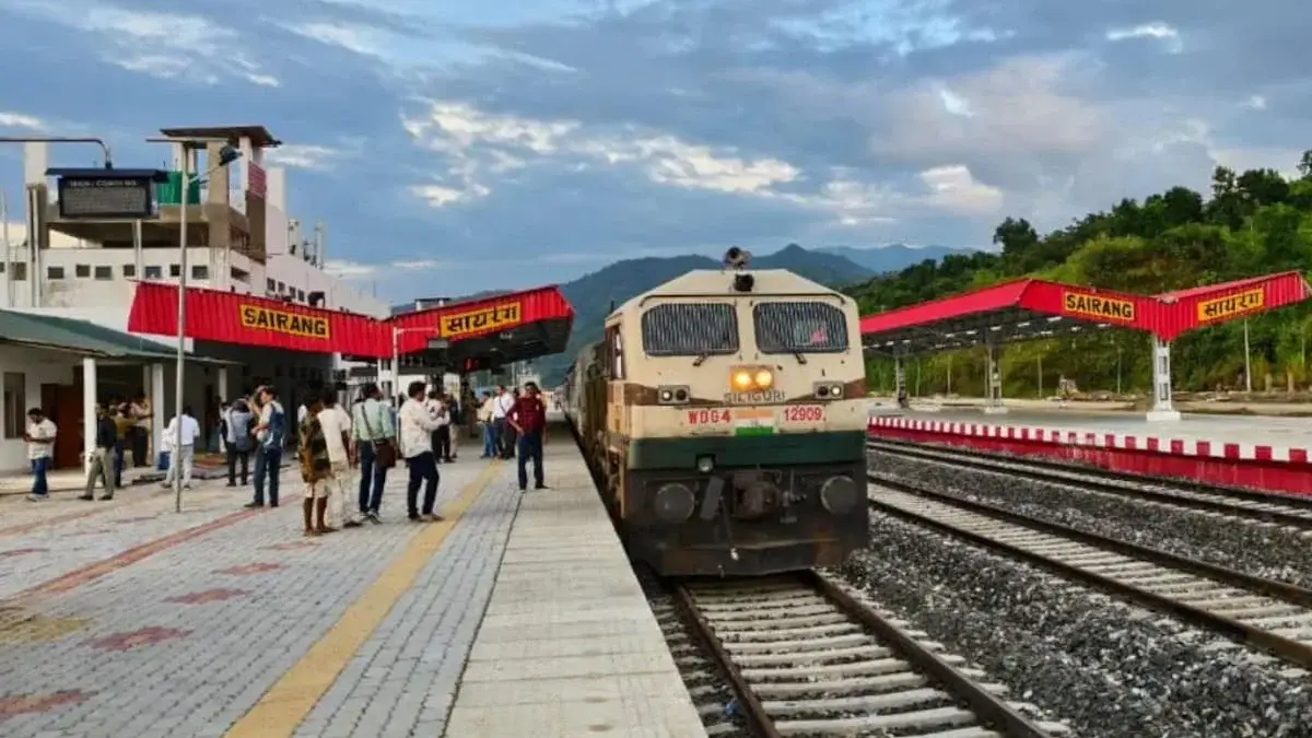 NFR Flags Off Sairang–Silchar Train, Boosting Northeast Connectivity
