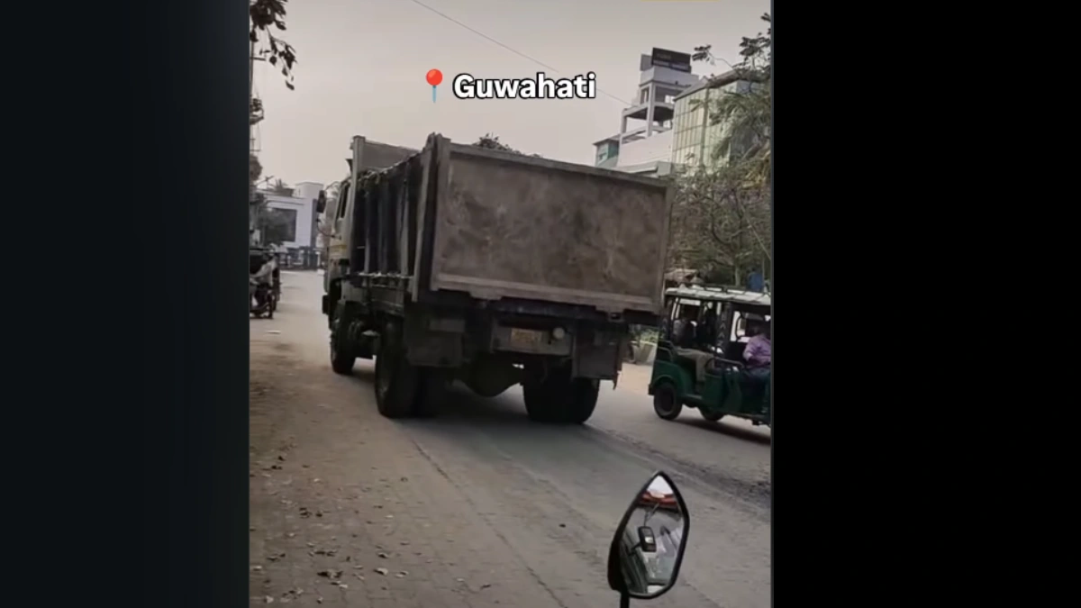 Sewage Spill Reported on Kali Mandir Road in Guwahati’s Birubari