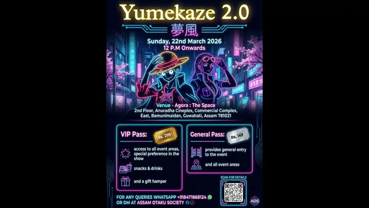 YUMEKAZE 2.0 to Bring Anime Fest to Guwahati on March 22